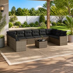 11 Piece Outdoor Garden Sofa Set for Relaxation