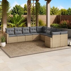 Transform Your Outdoor Space with a 10-Piece Sofa Set