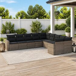 Elevate Your Outdoor Space with 10-Piece Sofa Set