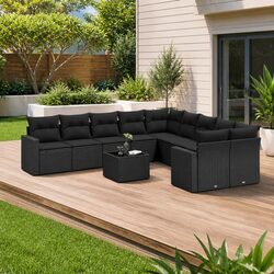 Transform Your Patio with an 11-Piece Outdoor Sectional Set