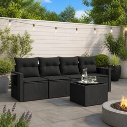 Enhance Your Outdoor Space with 5 Piece Garden Sofa Set