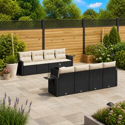 Enhance Your Patio with a 9-Piece Garden Sofa Set