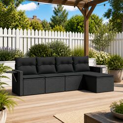 Enhance Your Patio with This Modular Garden Sofa Set