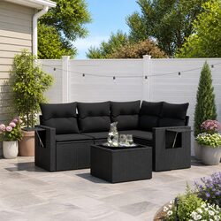 Enhance Your Outdoors with a 5 Piece Garden Sofa Set
