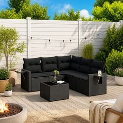 Enhance Your Outdoor Space with 6 Piece Garden Sofa Set