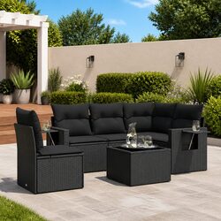 Enhance Your Outdoor Space with 6 Piece Garden Sofa Set