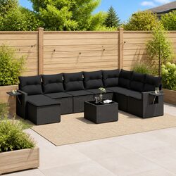 Transform Your Outdoor Area with This 9 Piece Sofa Set