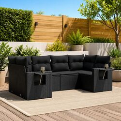 Transform Your Outdoor Space with This 6-Piece Garden Sofa Set