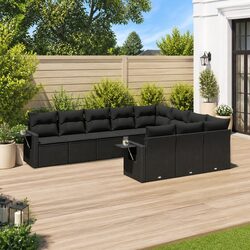 Elevate Your Outdoor Space with This 10-Piece Garden Sofa Set