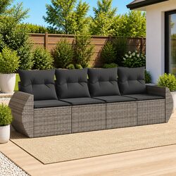 Elevate Your Outdoor Space with 4 Piece Sofa Set