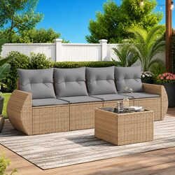 Transform Your Patio with This Stylish 5-Piece Sofa Set