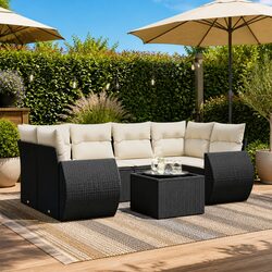Elevate Your Outdoor Space with 7 Piece Sofa Set