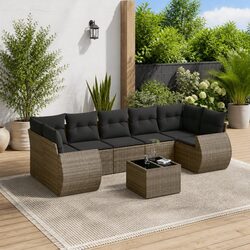 Enhance Your Outdoors with 8 Piece Garden Sofa Set