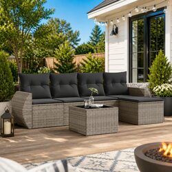 Enhance Your Outdoor Space with This 6-Piece Sofa Set