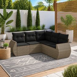Elevate Your Outdoor Living with 5-Piece Garden Sofa Set