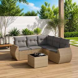 Enhance Your Outdoor Living with 6-Piece Sofa Set
