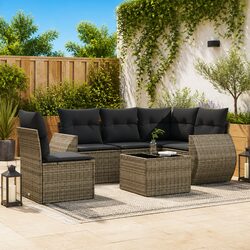 Elevate Your Outdoor Space with a 6-Piece Garden Sofa Set