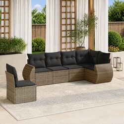 Outdoor 6-Piece Garden Sofa Set to Enhance Your Space