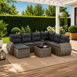 Enhance Your Outdoor Space with 8 Piece Sofa Set