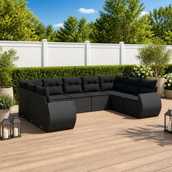 Enhance Your Outdoor Space with a 9-Piece Sofa Set