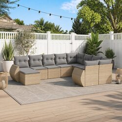 Enhance Your Outdoor Space with 10 Piece Sofa Set