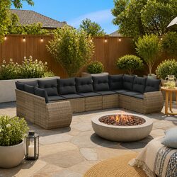 Enhance Your Outdoor Space with a 10 Piece Sofa Set