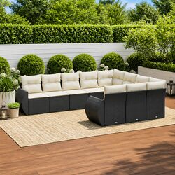 Transform Your Outdoor Space with a 10-Piece Garden Sofa Set
