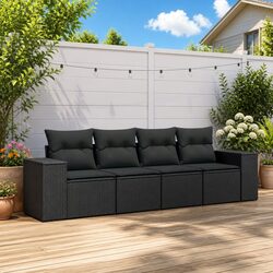 Enhance Your Outdoor Space with a Black Sofa Set