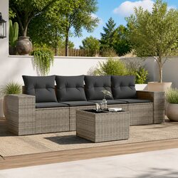 Enhance Your Outdoor Space with 5 Piece Garden Sofa Set