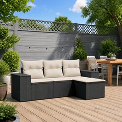 Elevate Your Outdoor Space with a 4-Piece Garden Sofa Set