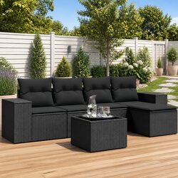 Enhance Your Outdoor Space with 6 Piece Garden Sofa Set