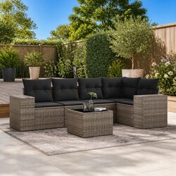 Transform Your Outdoor Space with This 6-Piece Sofa Set