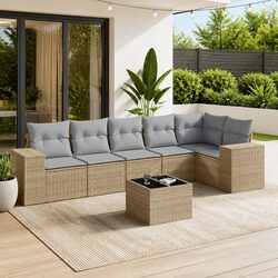 Enhance Your Patio with This 7-Piece Outdoor Sofa Set
