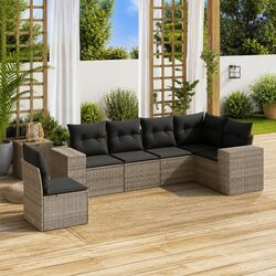 Transform Your Outdoor Space with 6-Piece Sofa Set