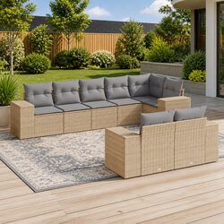 Enhance Your Outdoor Space with a 8-Piece Garden Sofa Set