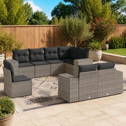 Elevate Your Outdoor Space with this 8 Piece Garden Sofa Set