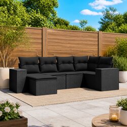 Elevate Your Outdoor Space with This 6 Piece Garden Sofa Set
