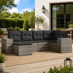Elevate Your Outdoor Living with 6 Piece Garden Sofa Set