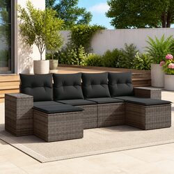 Enhance Your Outdoor Experience with 6 Piece Sofa Set