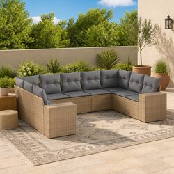 Elevate Your Outdoor Space with This 9-Piece Sofa Set