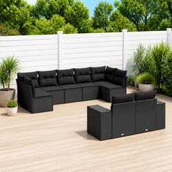 Transform Your Outdoor Space with This 9-Piece Sofa Set