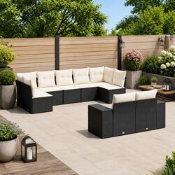 Inviting 9-Piece Modular Garden Sofa Set for Outdoor Enjoyment