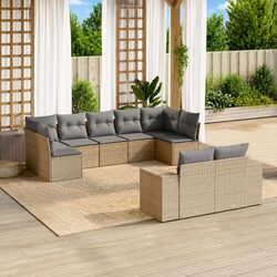 Enhance Your Outdoor Space with This 9-Piece Sofa Set