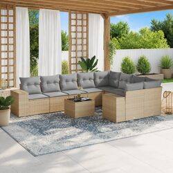 Transform Your Outdoors with a 10-Piece Garden Sofa Set