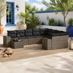 Transform Your Patio with This 10-Piece Outdoor Sofa Set