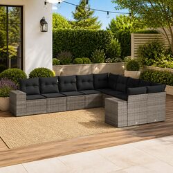 Transform Your Patio with This 10-Piece Sofa Set