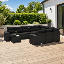 Enhance Your Outdoor Space with a Black Sofa Set