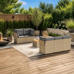 Transform Your Outdoor Living with This Garden Sofa Set