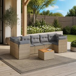 Enhance Your Patio with this Cozy Garden Sofa Set