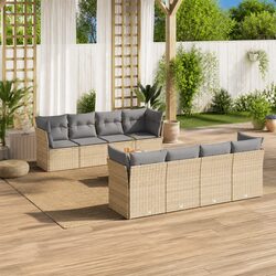 Transform Your Outdoor Space with This 9 Piece Sofa Set